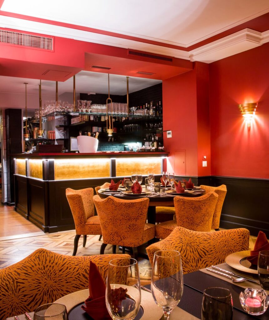 Plat raffiné Thaï Fine Gastronomy
